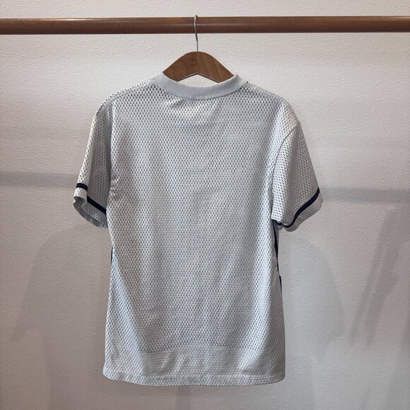 Nike Sportswear Mesh Jersey Top Light Bone Black | Style 893673-072 | Size Small - Picture 10 of 16